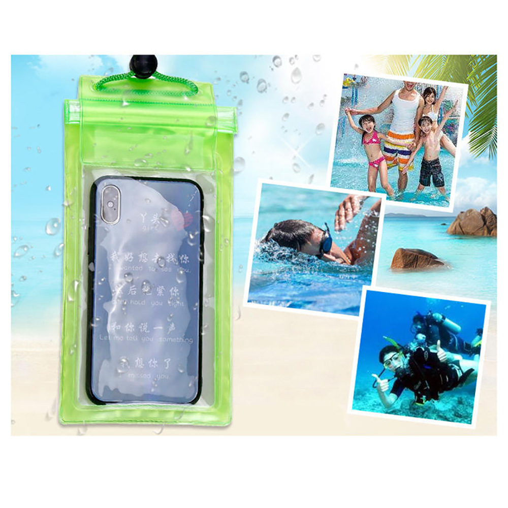 Dry Bag Waterproof - 高防水シールスイミングバッグ携帯電話ポーチ大型透明水中ドライ保護バッグ iPhone Xiaomi用