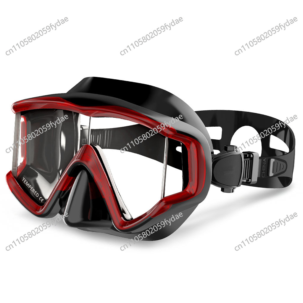 Snorkel Set - 大人用ダイビングゴーグル 水泳ゴーグル シュノーケリングセット 3窓ダイビングゴーグル プロ仕様シュノーケリング用品