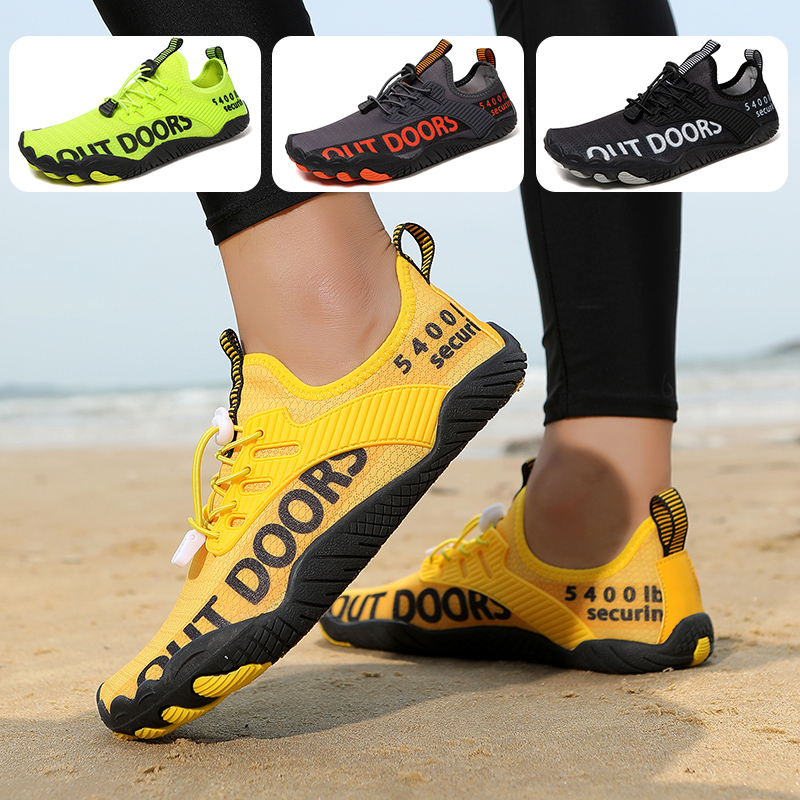 Snorkeling Gear - 男性用ウォーターシューズビーチ裸足アクアソックススニーカー女性用速乾性ジムスポーツサーフィンダイビング水泳シュノーケリングヨガシューズ