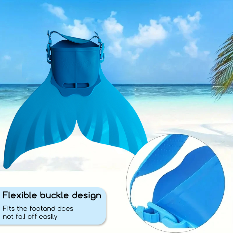 子供用マーメイドフィン2種類トレーニングピンクフリッパー水泳 - Flippers Swimming のレビューと価格