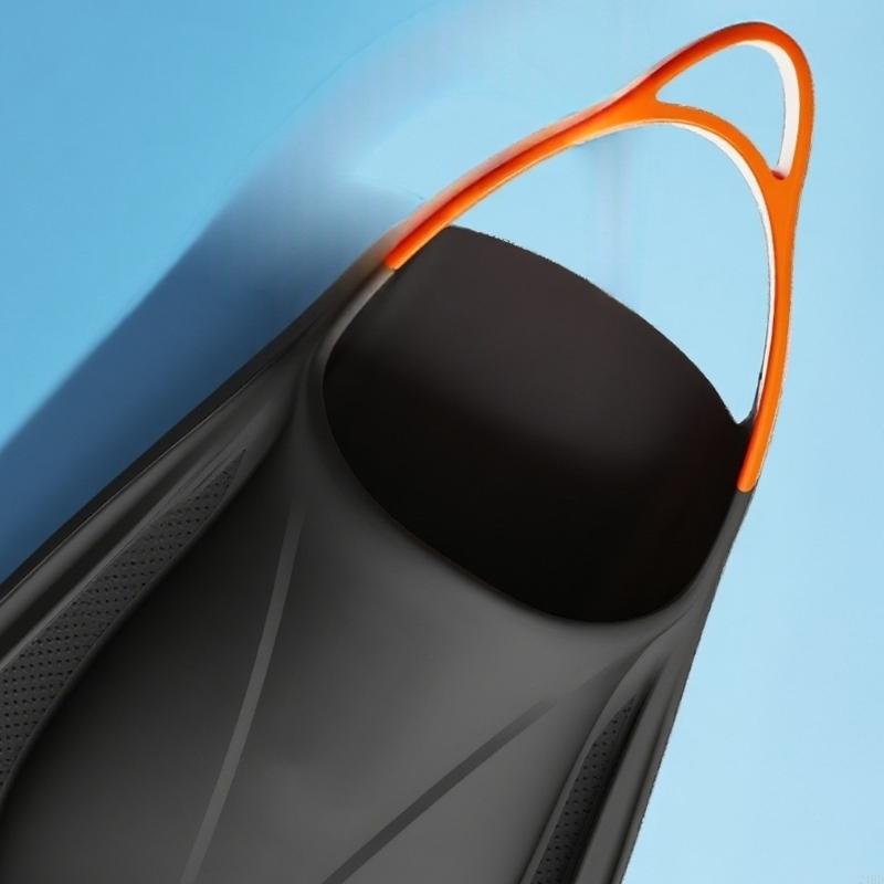 柔軟な水泳トレーニングフィン水泳足ひれトラベルサイズ水泳フィ - Flippers Swimming のレビューと価格