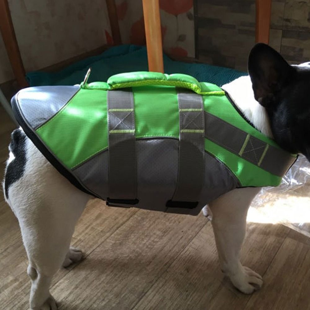 反射犬用ライフジャケット通気性調節可能な犬用水着オックスフォ - Life Jacket のレビューと価格