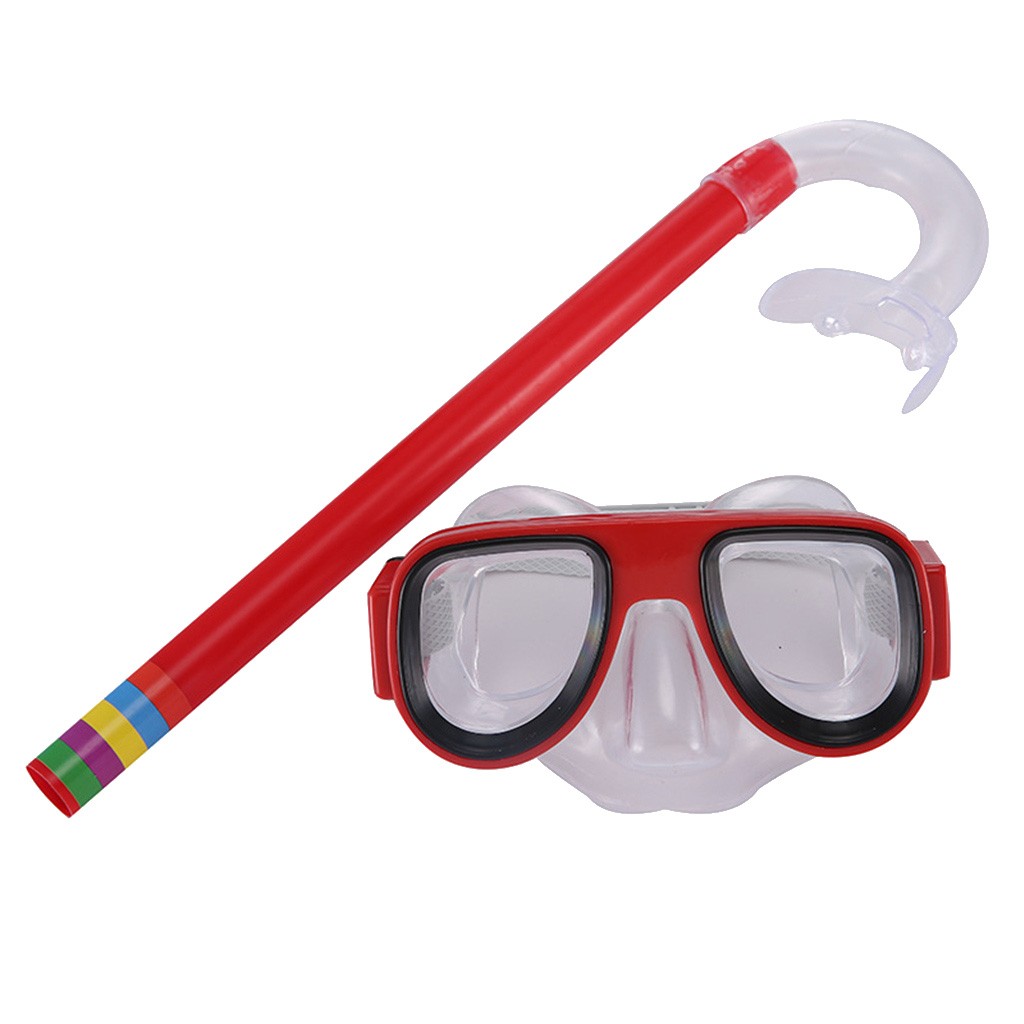 夏子供ダイビングゴーグルマスク呼吸チューブ水中水泳メガネバン - Snorkel Set のレビューと価格