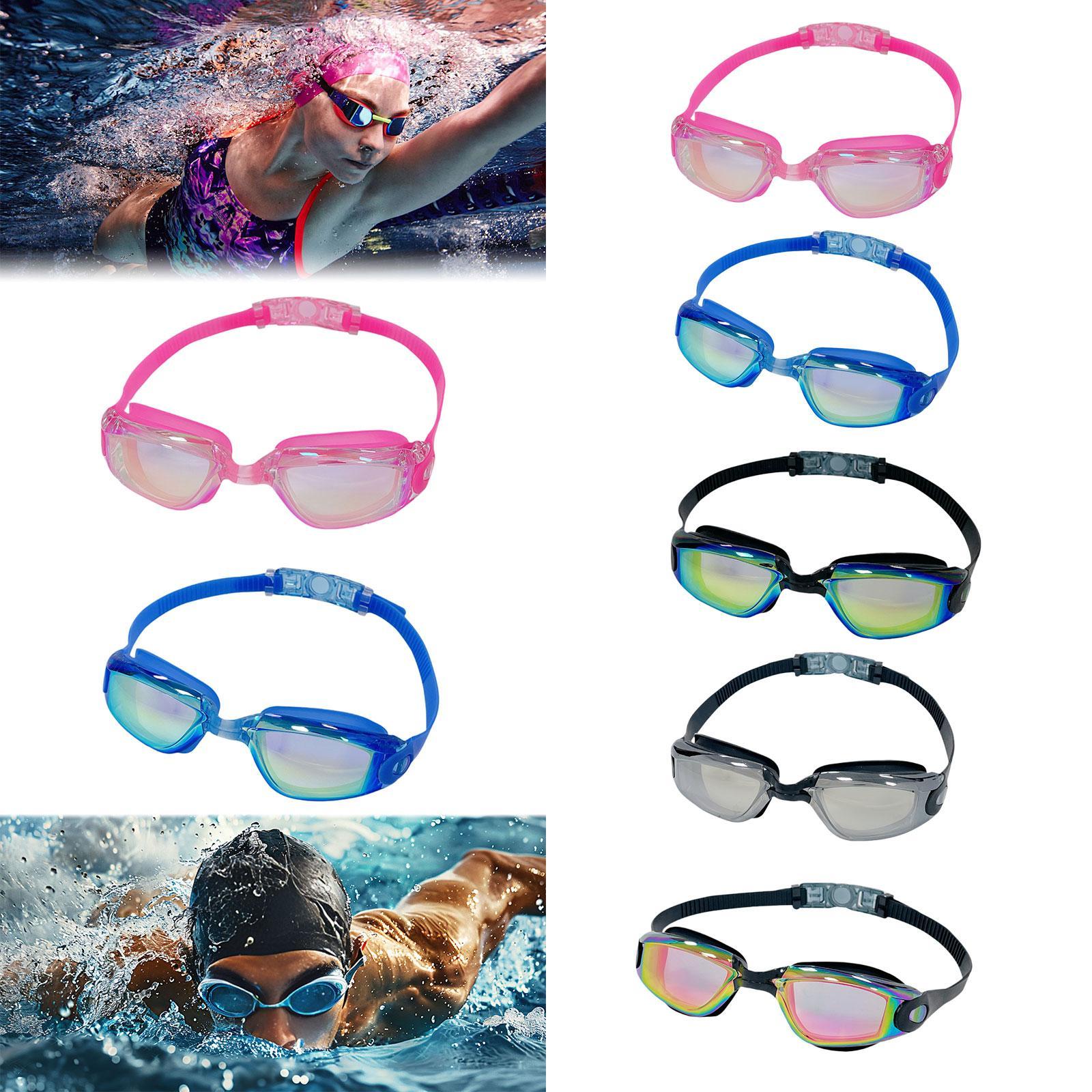大人用スイムゴーグル 曇り止め クリアビジョン 防水シリコン - Goggles Swim のレビューと価格