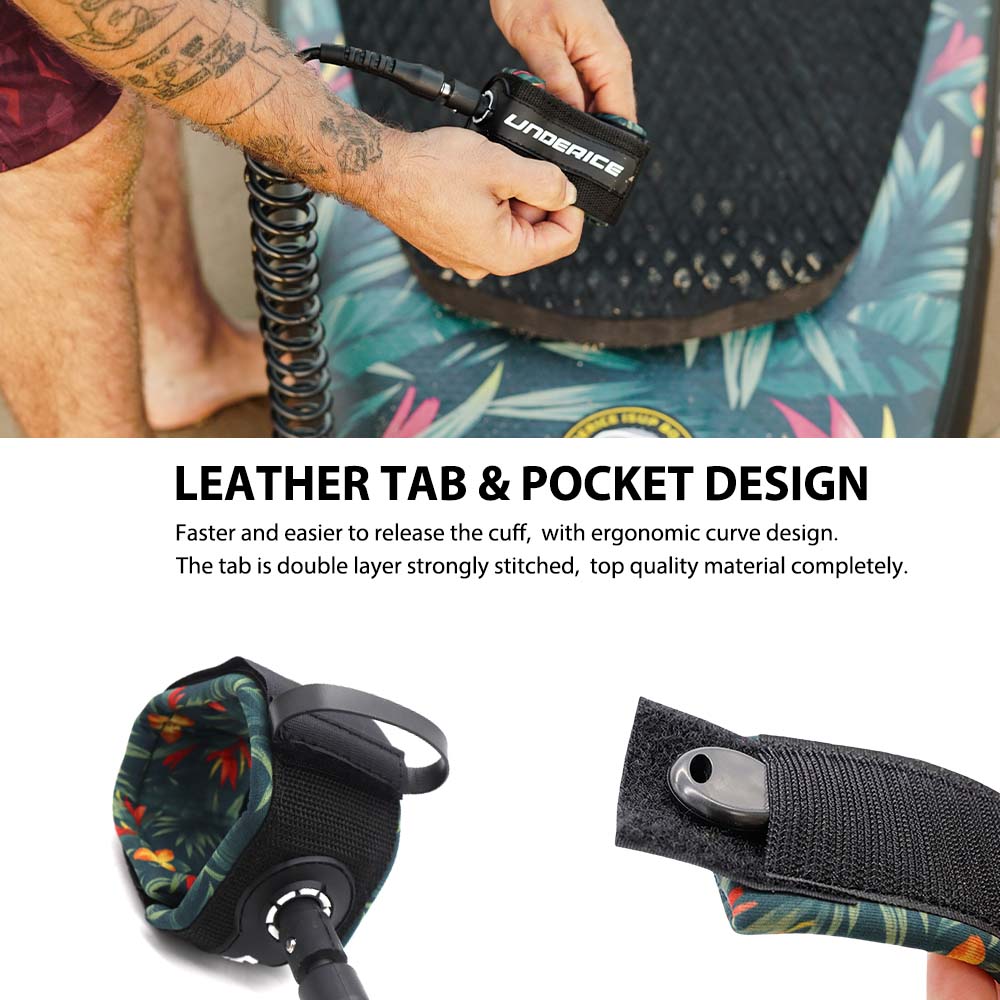 SUPパドルリーシュ 7MM10FT サーフィンリーシュ パ - Surfboard Leash のレビューと価格