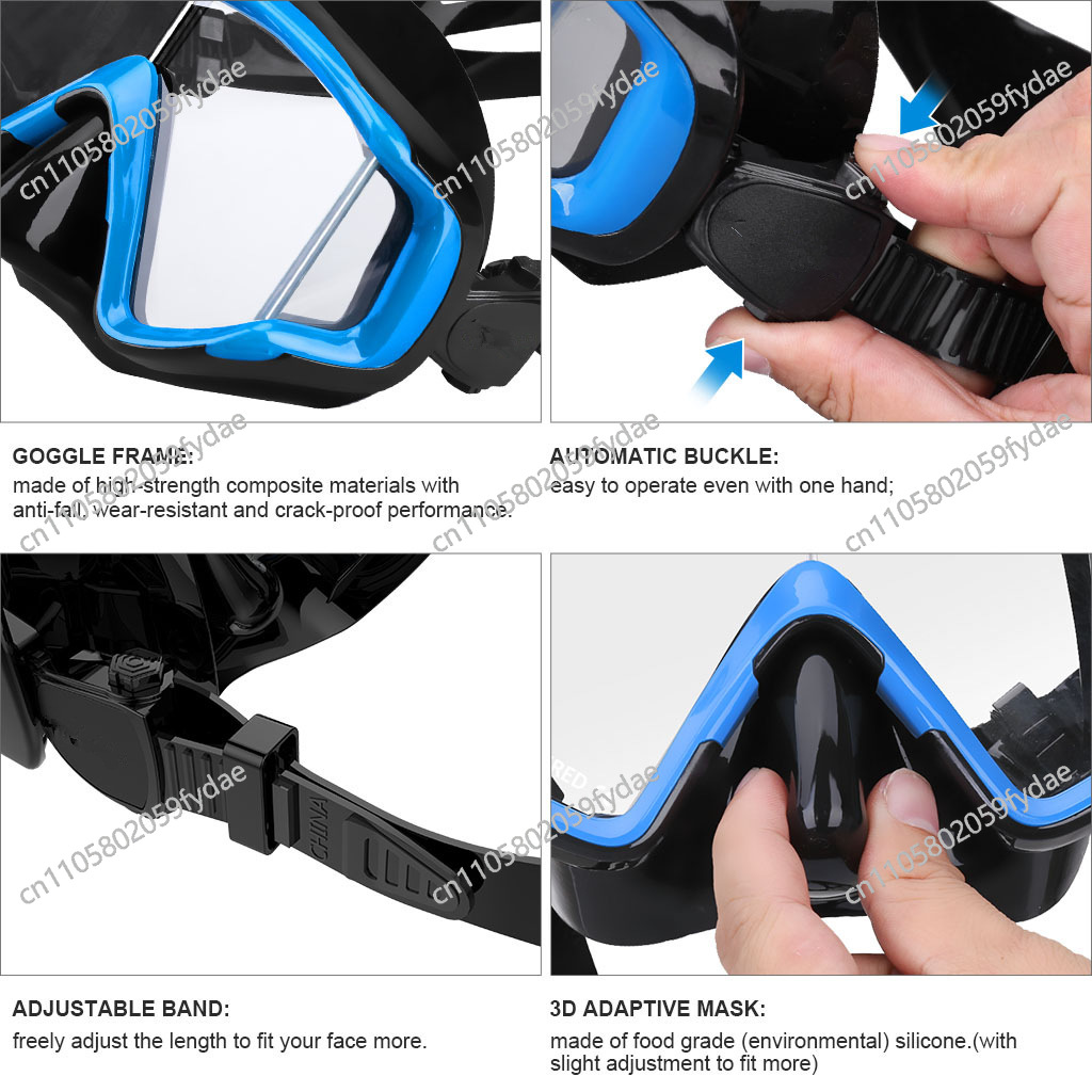 大人用ダイビングゴーグル 水泳ゴーグル シュノーケリングセッ - Snorkel Set のレビューと価格