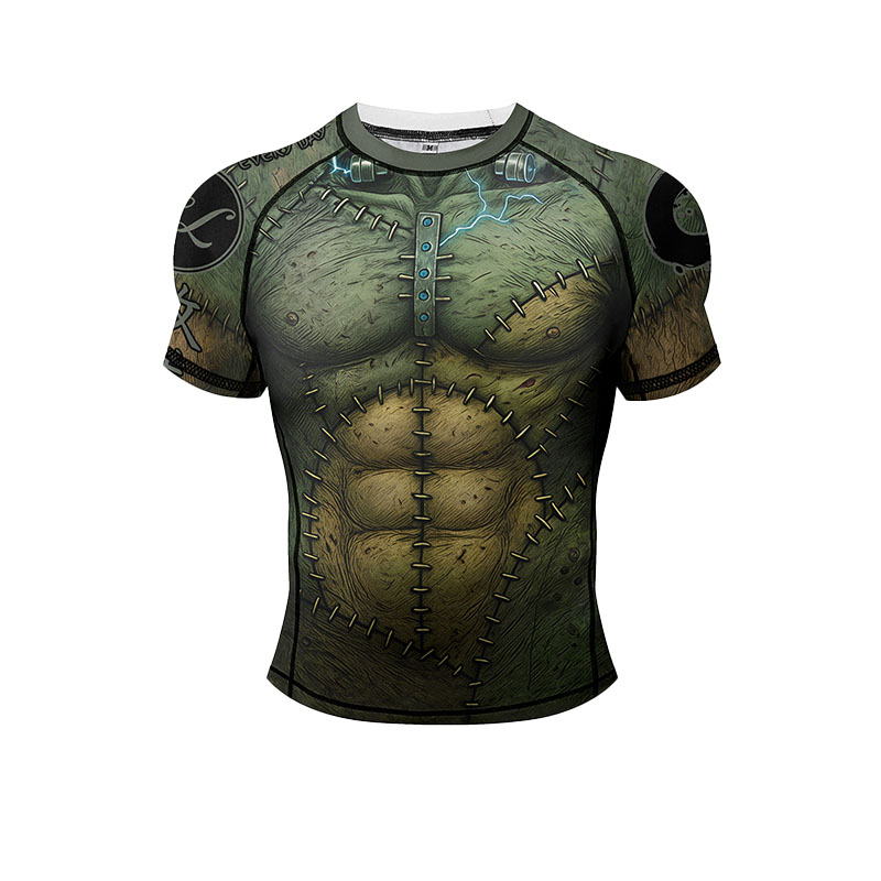 新しいノーギBJJシャツ柔術キックボクシングトレーニングラッ - Rash Guard のレビューと価格