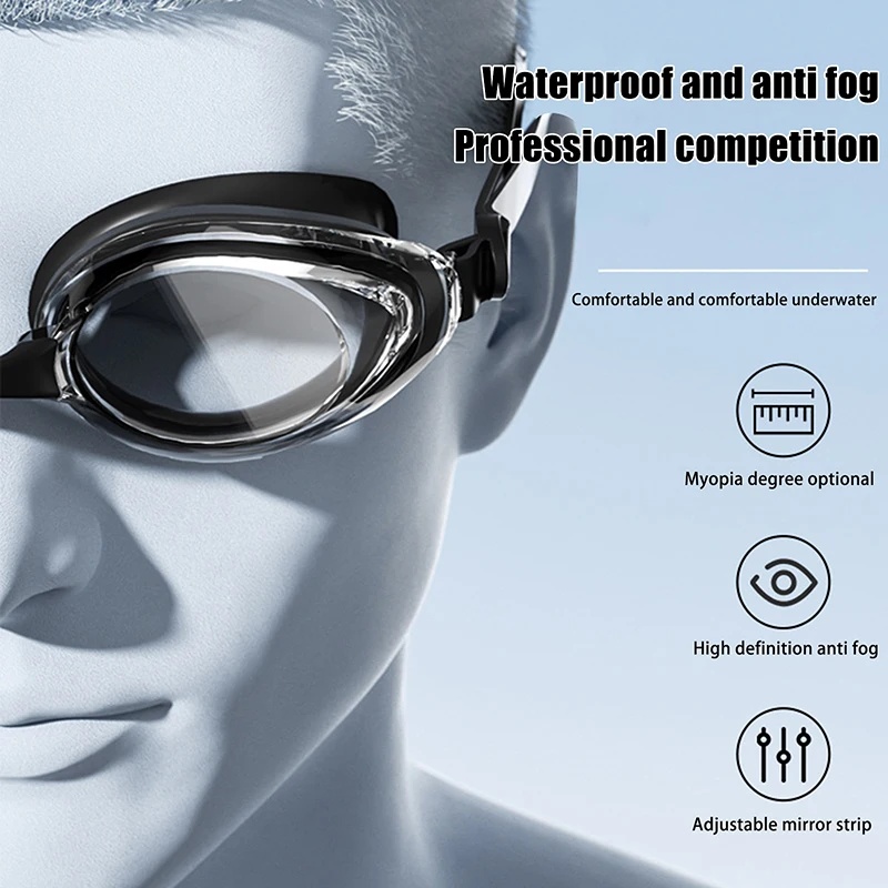 プロの水泳ゴーグル大人男性女性プロフェッショナルプール防水防 - Goggles Swim のレビューと価格