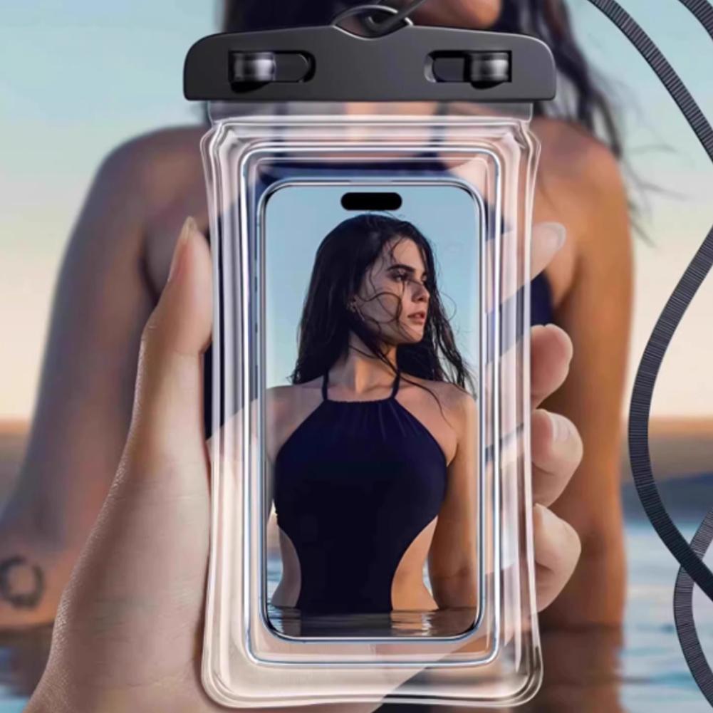 クリア防水携帯電話ケース ドライバッグポーチ iPhoneス - Dry Bag Waterproof のレビューと価格