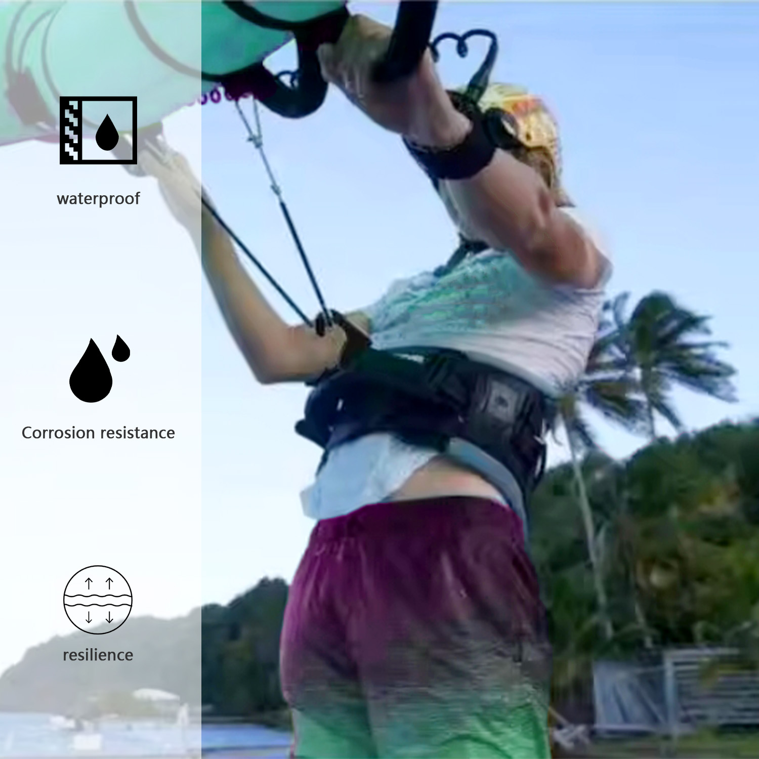 新しいコイル状サーフボードリーシュ、クイックリリースウエスト - Surfboard Leash のレビューと価格