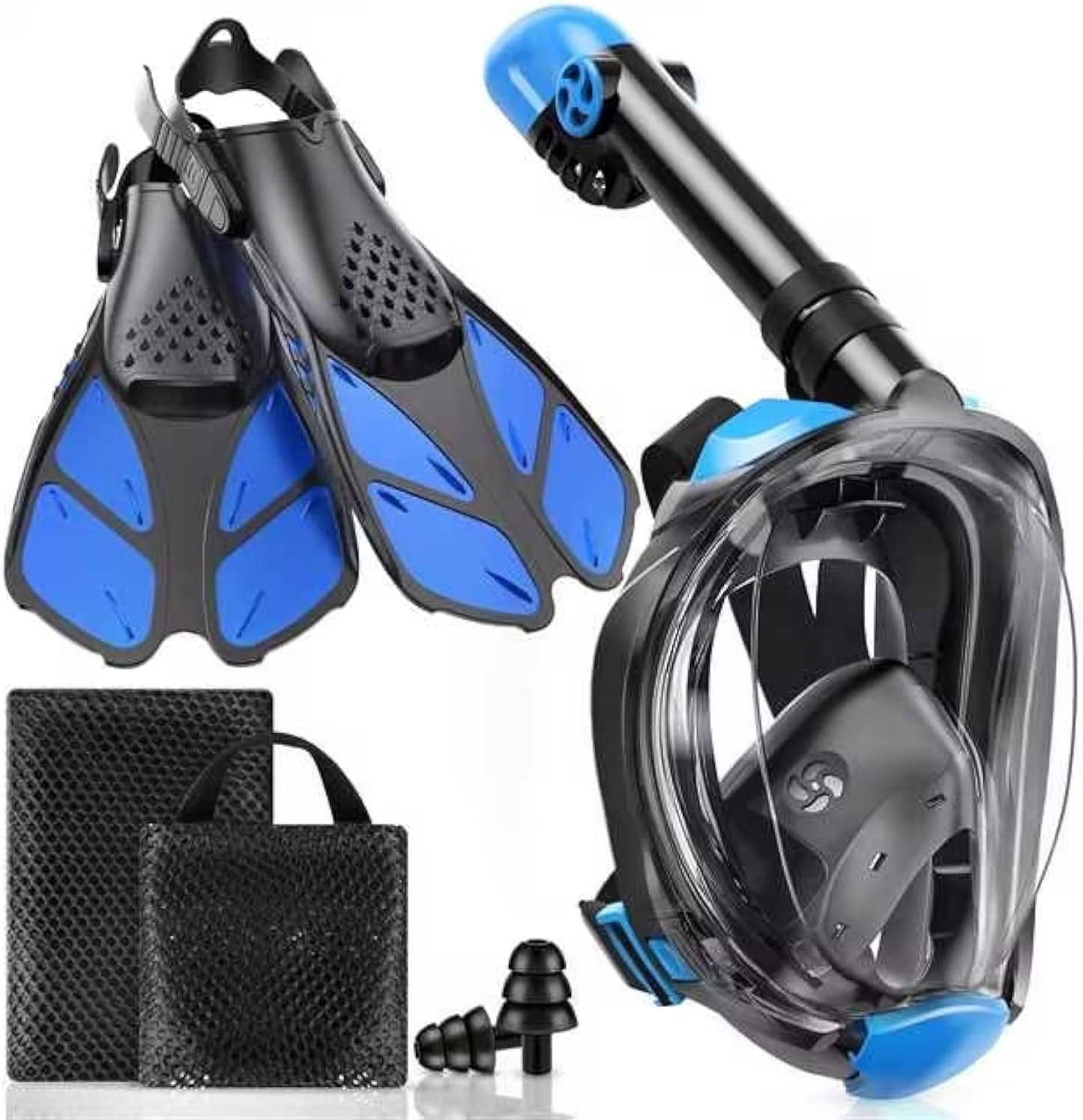 デビルフィッシュ フルフェイスシュノーケルマスク 大人用、ド - Snorkel Set のレビューと価格
